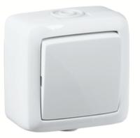 Выключатель 1-кл. универсальный 16А 250В белыйIP44